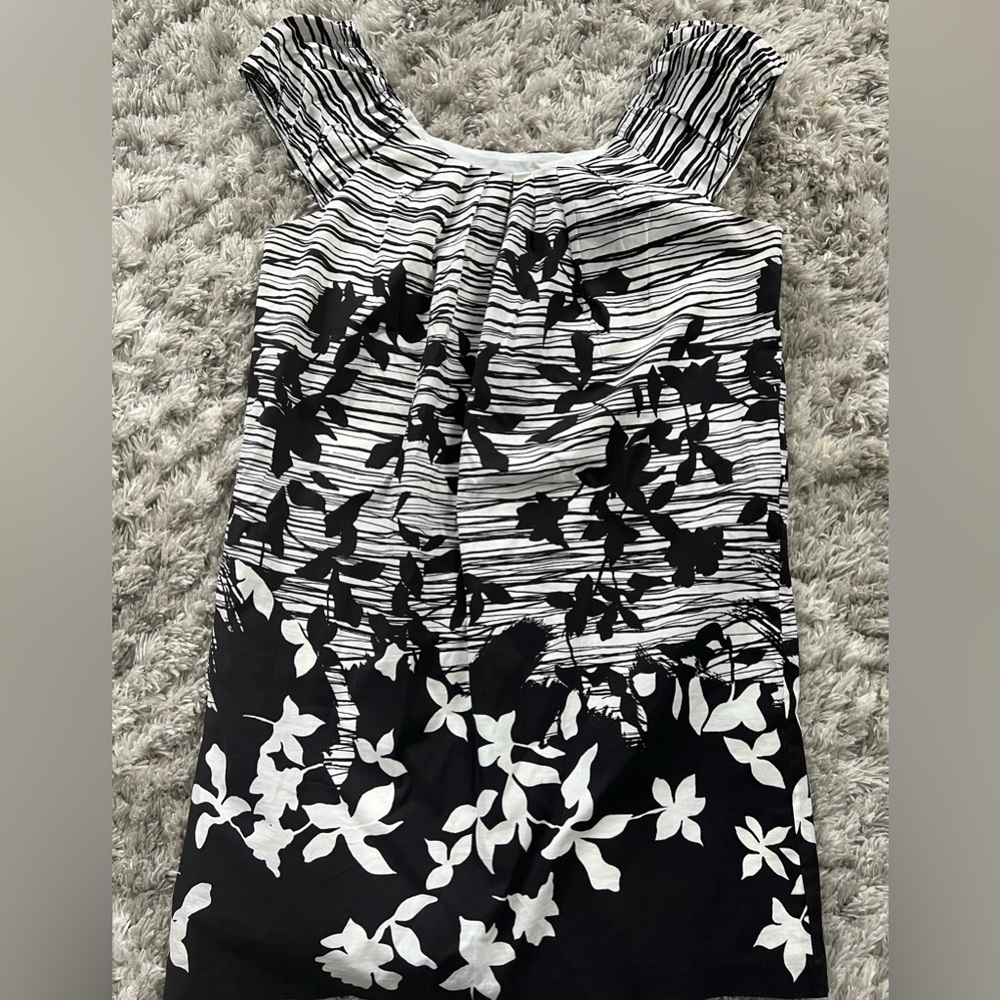 BCBG Maxazria dress black and white